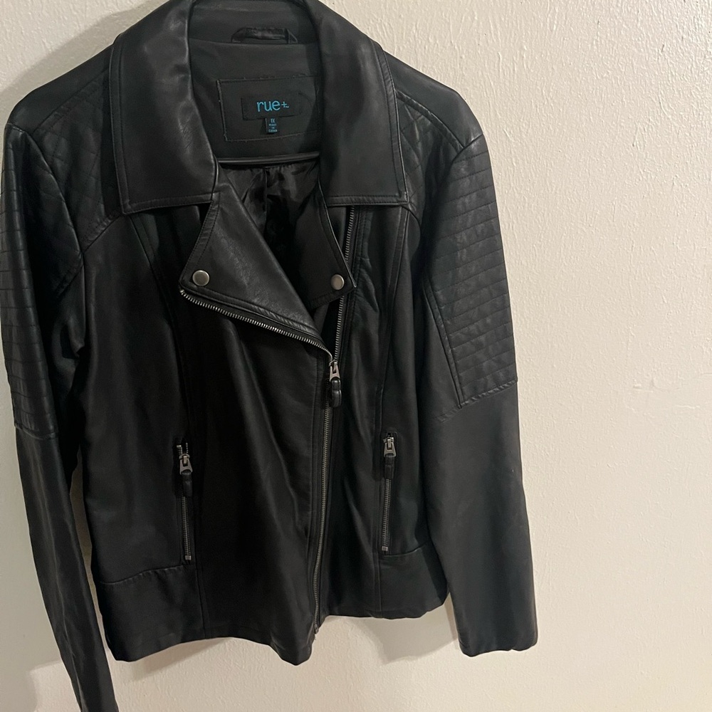 Black Women's Leather Jacket